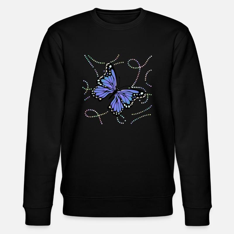 Papillon - Sweat bio CHANGER Stanley/Stella Unisexe - noir