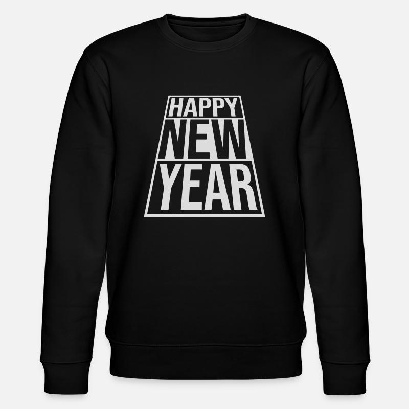 Citation Bonne année - Sweat bio CHANGER Stanley/Stella Unisexe - noir