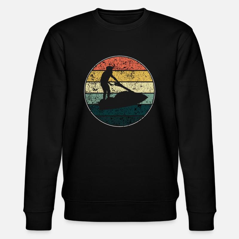 Jetski - Stanley/Stella Unisex Bio-Sweatshirt CHANGER  - Schwarz