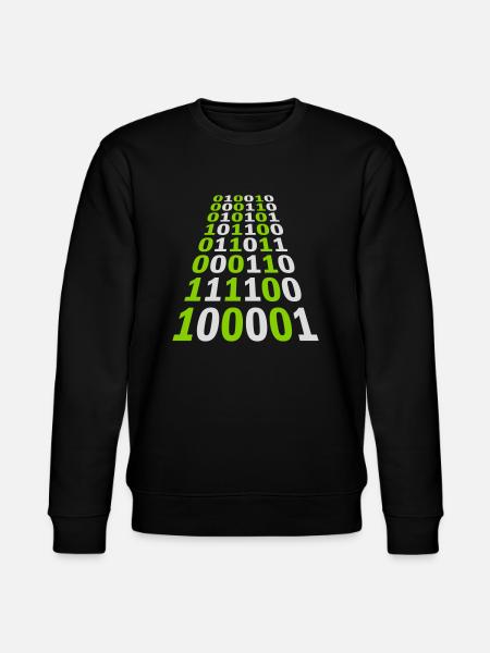 Binär Code Programm Sprache - Stanley/Stella Unisex Bio-Sweatshirt CHANGER - Schwarz
