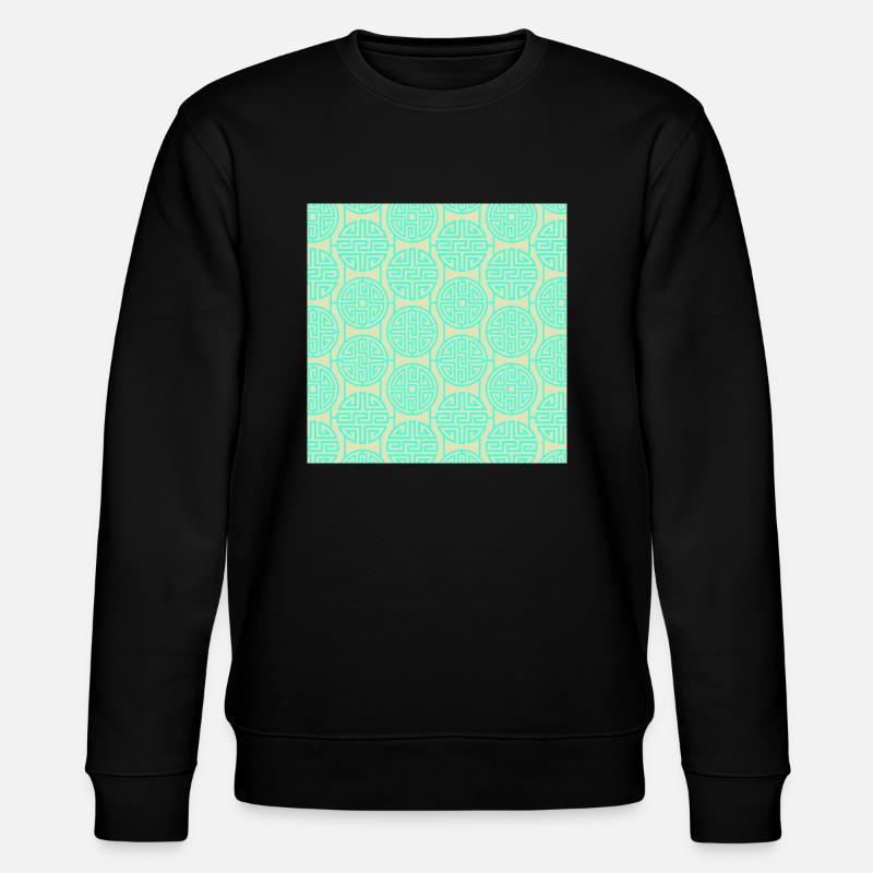 Chinese pattern - Stanley/Stella CHANGER Unisex Organic Sweatshirt - black