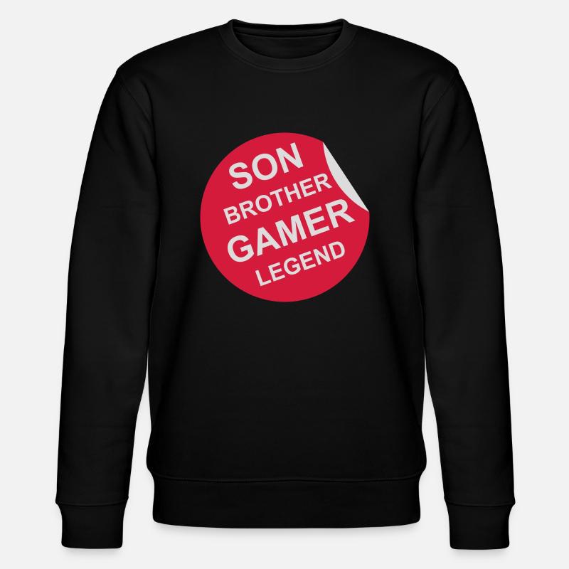 Fils Frère Gamer Légende - Sweat bio CHANGER Stanley/Stella Unisexe - noir