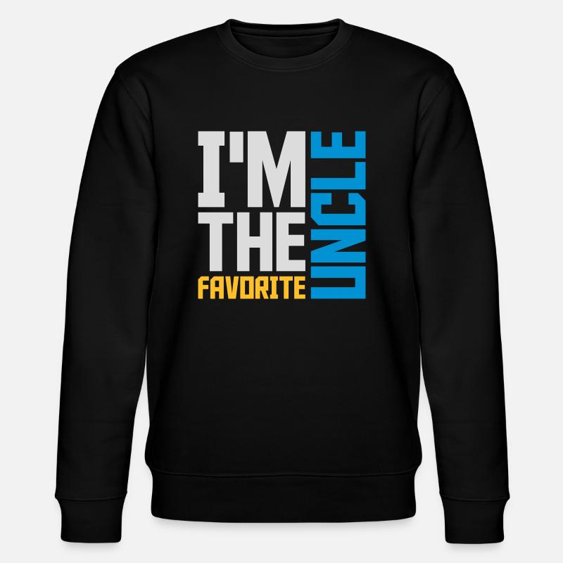 at The Favorite Uncle - Stanley/Stella CHANGER Unisex Organic Sweatshirt - black