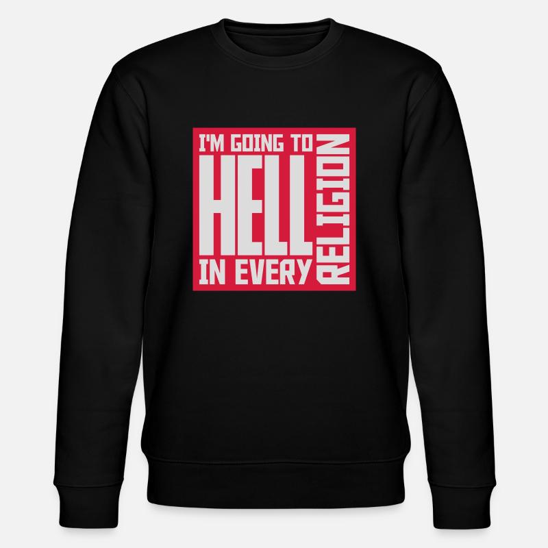 im going to hell - Stanley/Stella Unisex Bio-Sweatshirt CHANGER  - Schwarz