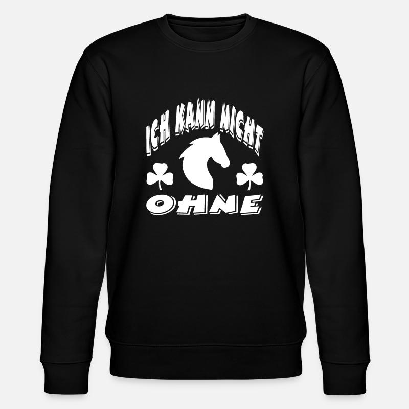 Cheval - Sweat bio CHANGER Stanley/Stella Unisexe - noir