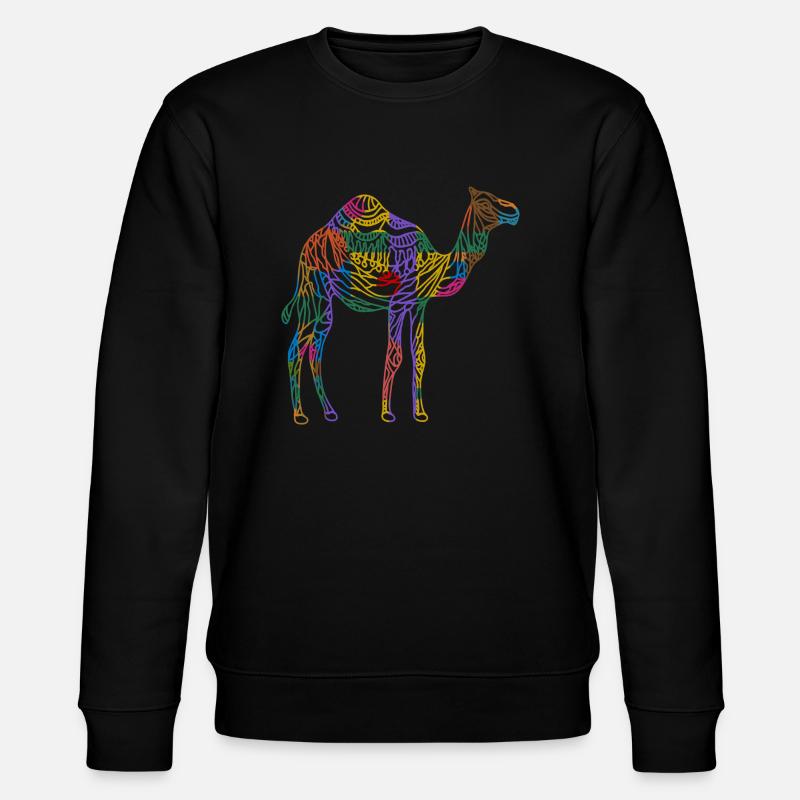 Kamel - Stanley/Stella Unisex Bio-Sweatshirt CHANGER  - Schwarz