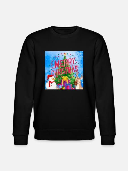 Happy holidays. Christmas - Stanley/Stella CHANGER Unisex Organic Sweatshirt - black