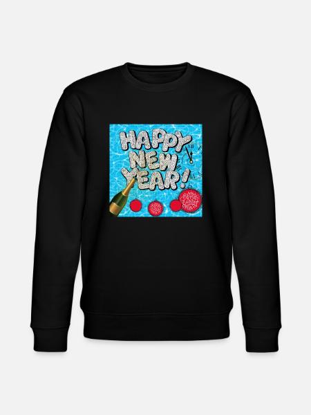Happy new year - Stanley/Stella CHANGER Unisex Organic Sweatshirt - black