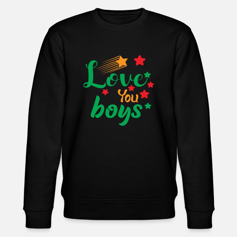 Je vous aime les garçons - Sweat bio CHANGER Stanley/Stella Unisexe - noir