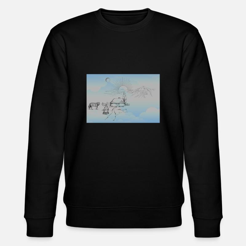 Nature - Sweat bio CHANGER Stanley/Stella Unisexe - noir