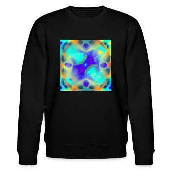 Colors - Stanley/Stella Unisex Bio-Sweatshirt CHANGER  - Schwarz - Vorne - Nik (191cm) & Marisol (170cm)
