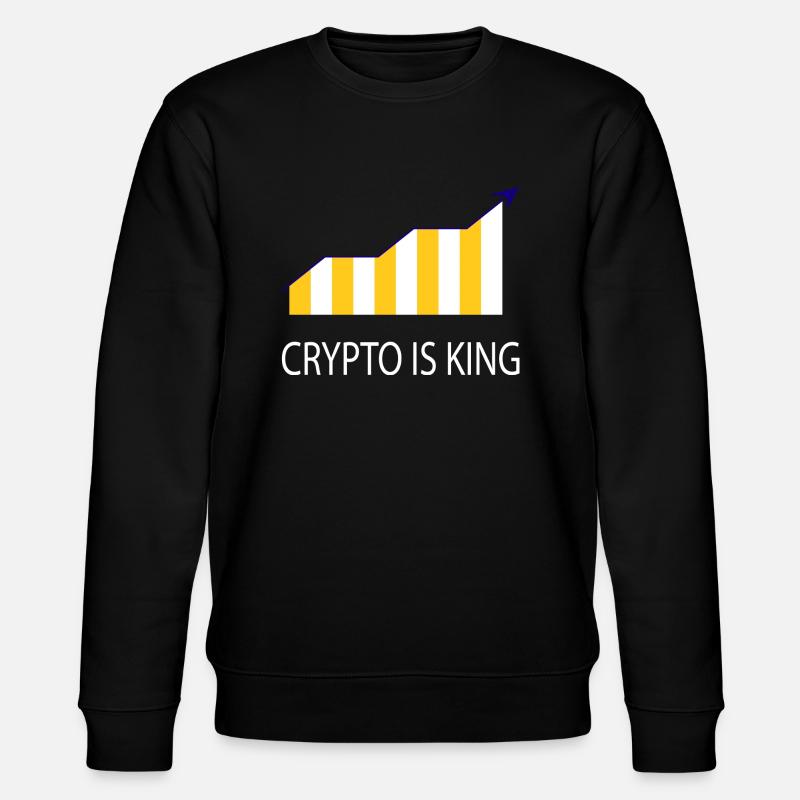 Bitcoin Trading Crypto Stocks - Stanley/Stella CHANGER Unisex Organic Sweatshirt - black