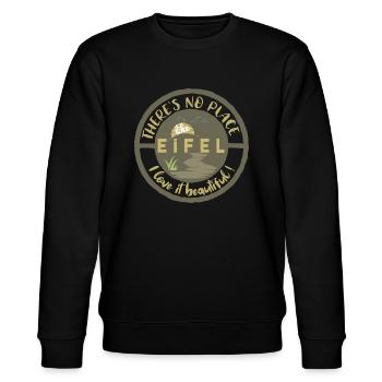 EiFEL Beautiful - Stanley/Stella Unisex Bio-Sweatshirt CHANGER  - Schwarz - Vorne - Nik (191cm) & Marisol (170cm)