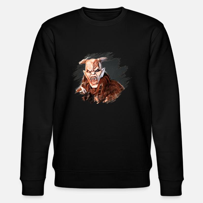 Krampus Percht Devil 2324 - Sweat bio CHANGER Stanley/Stella Unisexe - noir