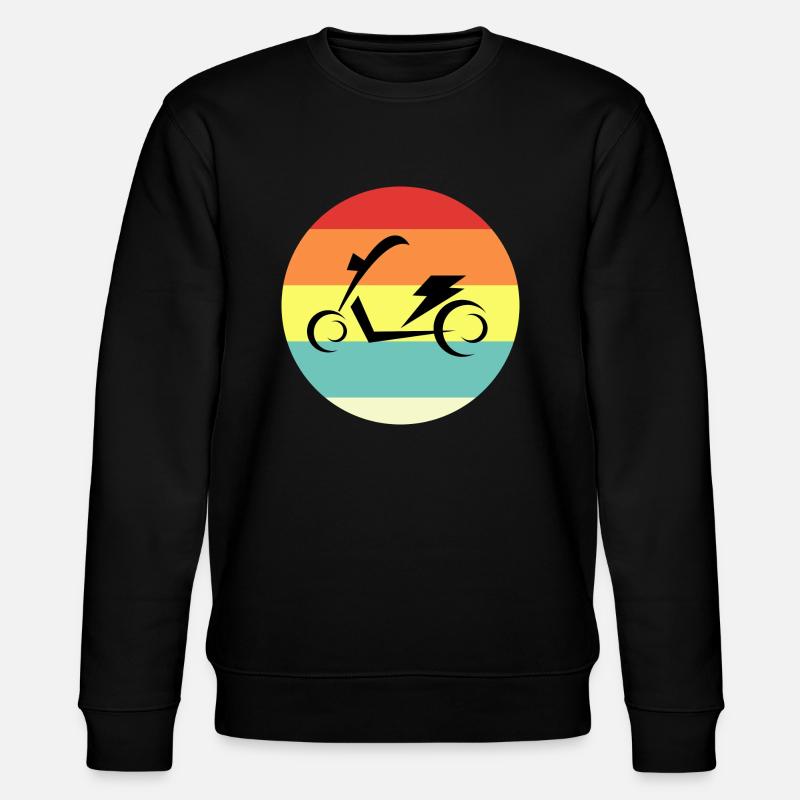 E-Scooter E-Roller Scooter - Stanley/Stella Unisex Bio-Sweatshirt CHANGER  - Schwarz