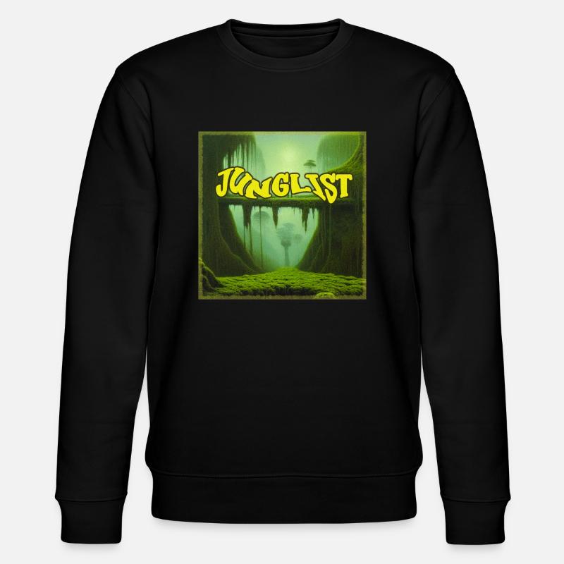 JUNGLIST - Stanley/Stella Unisex Bio-Sweatshirt CHANGER  - Schwarz