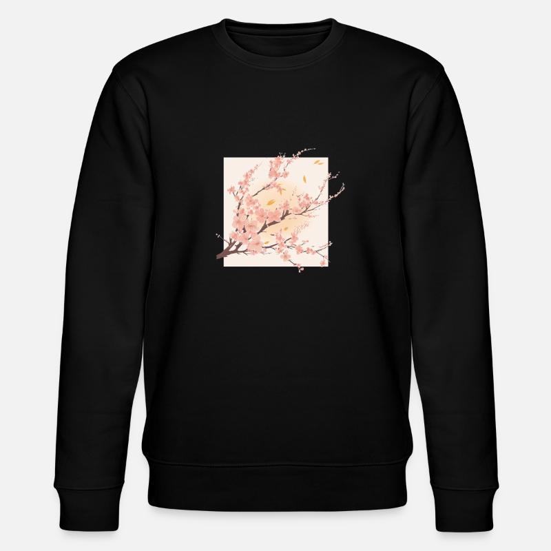 Sakura Fleurissant - Sweat bio CHANGER Stanley/Stella Unisexe - noir