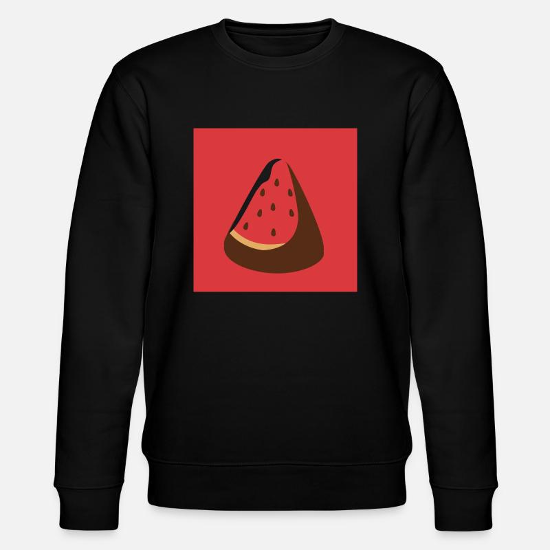 Wassermelone - Stanley/Stella Unisex Bio-Sweatshirt CHANGER  - Schwarz