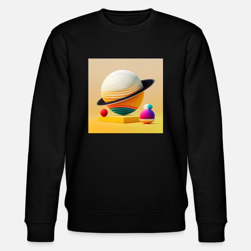 Colonisation de Saturne - Sweat bio CHANGER Stanley/Stella Unisexe - noir