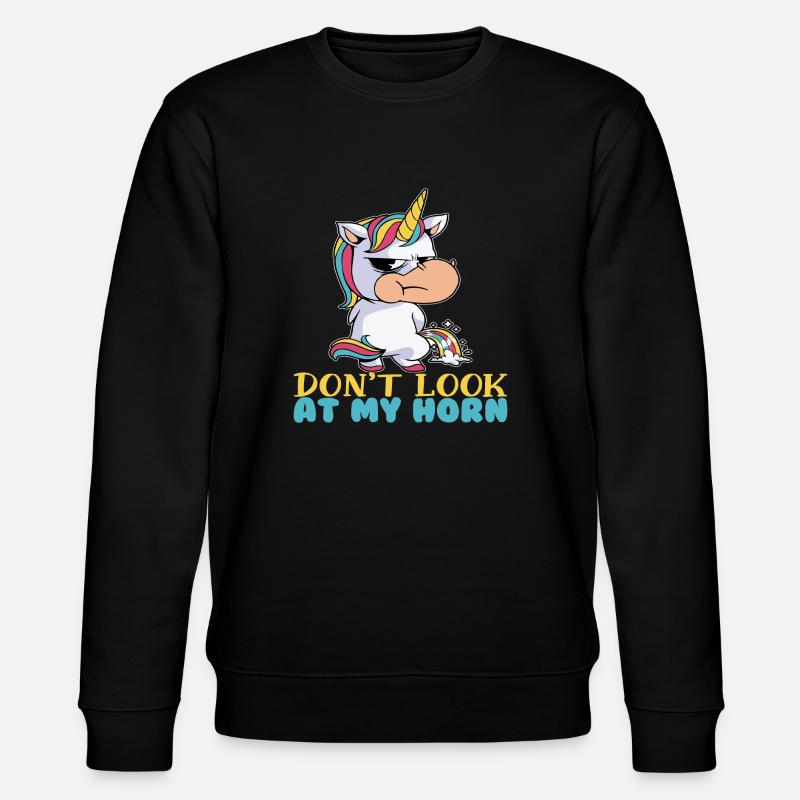 Ne regarde pas mon klaxon - Sweat bio CHANGER Stanley/Stella Unisexe - noir