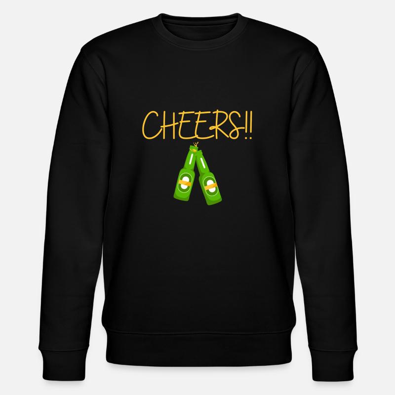 CHEERS - Stanley/Stella Unisex Bio-Sweatshirt CHANGER  - Schwarz
