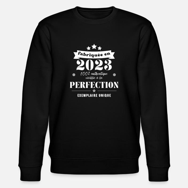 fabriquée en 2023 - Sweat bio CHANGER Stanley/Stella Unisexe - noir