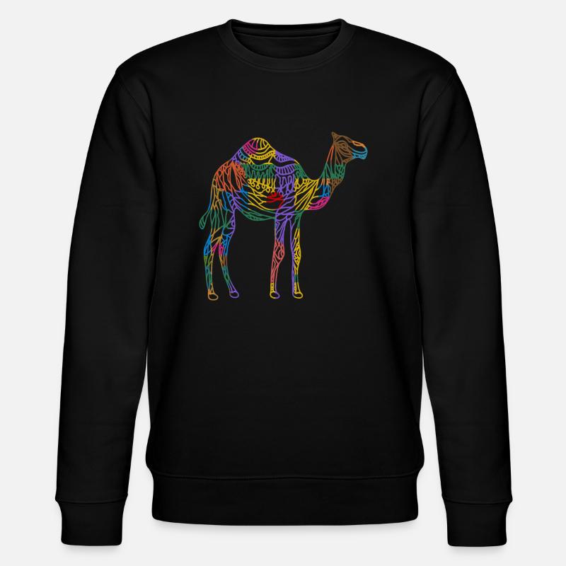 Kamel - Stanley/Stella Unisex Bio-Sweatshirt CHANGER  - Schwarz