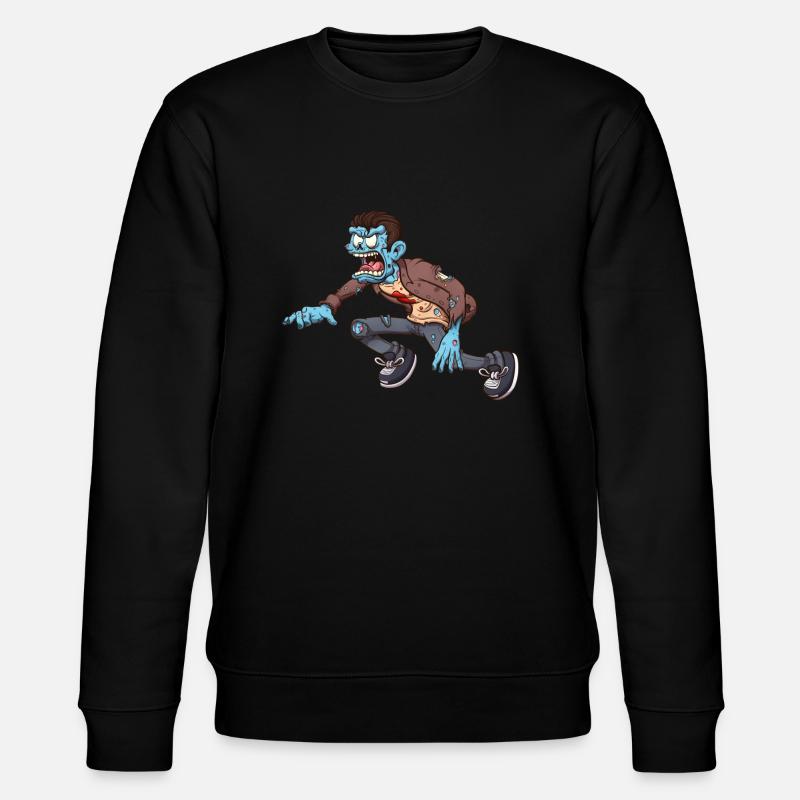 Zombie - Stanley/Stella Unisex Bio-Sweatshirt CHANGER  - Schwarz