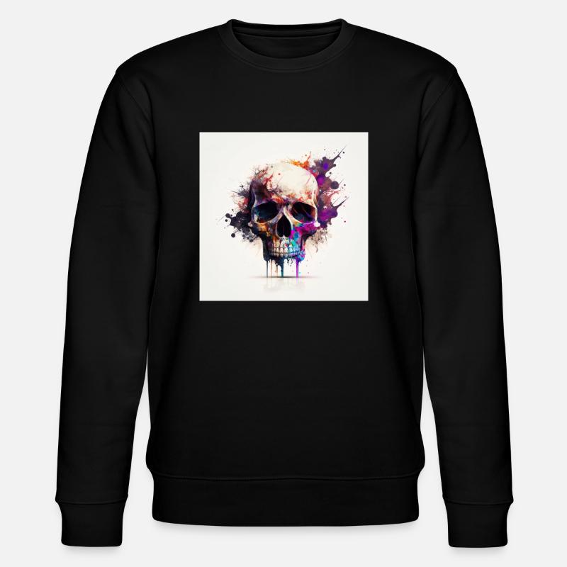 Crane abstrait n°2 - Sweat bio CHANGER Stanley/Stella Unisexe - noir