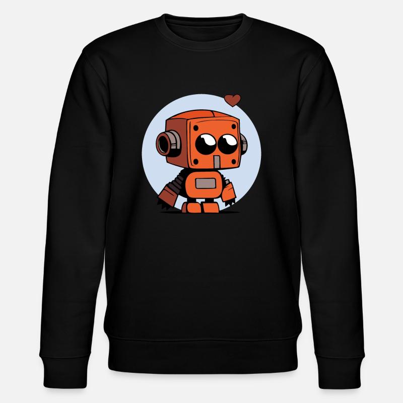 Robot love - Sweat bio CHANGER Stanley/Stella Unisexe - noir