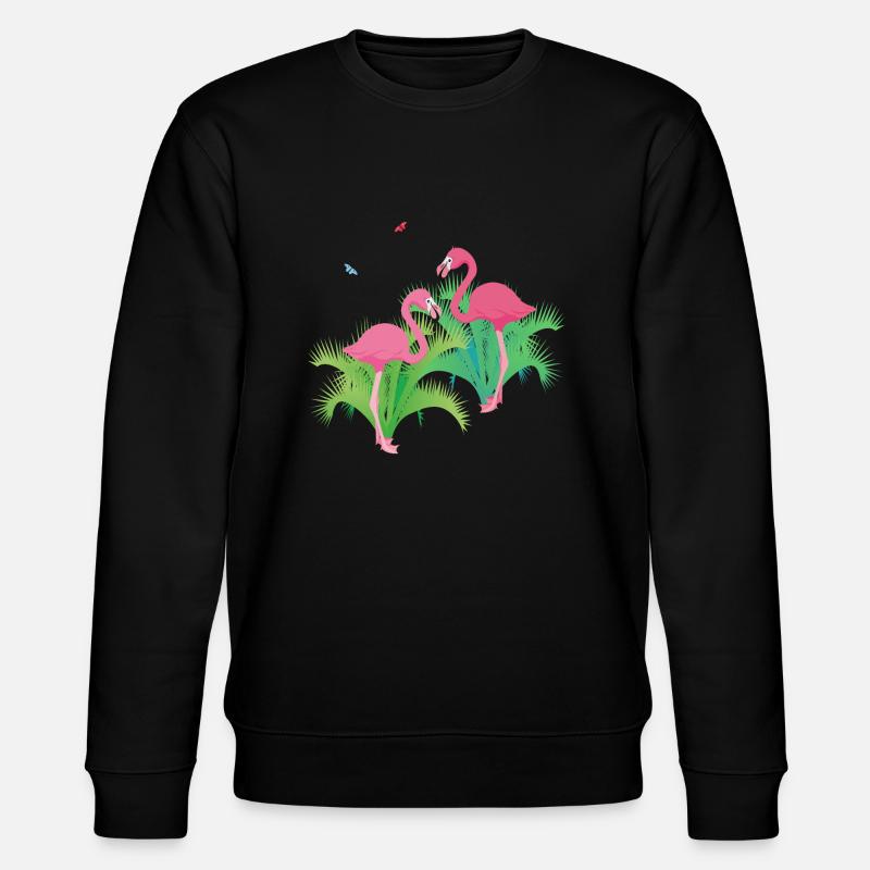 Dschungelfieber - Stanley/Stella Unisex Bio-Sweatshirt CHANGER  - Schwarz