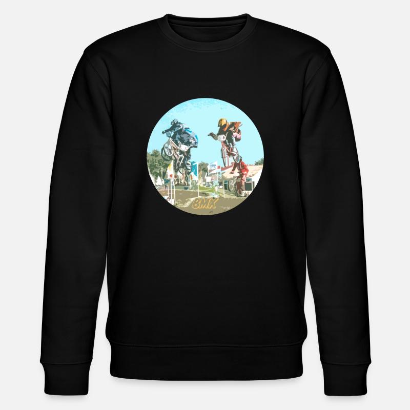 BMX - Stanley/Stella Unisex Bio-Sweatshirt CHANGER  - Schwarz