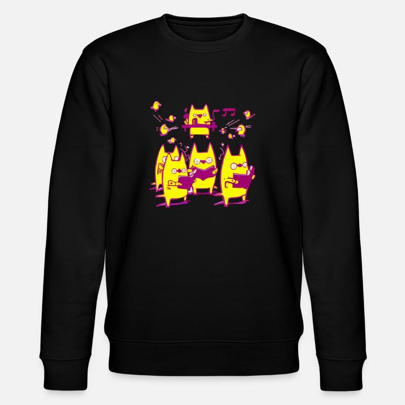 La chorale de chats - Sweat bio CHANGER Stanley/Stella Unisexe - noir