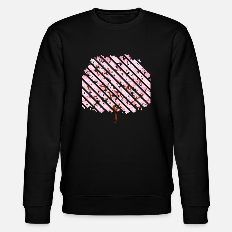 Cherry blossom in spring - Stanley/Stella CHANGER Unisex Organic Sweatshirt - black
