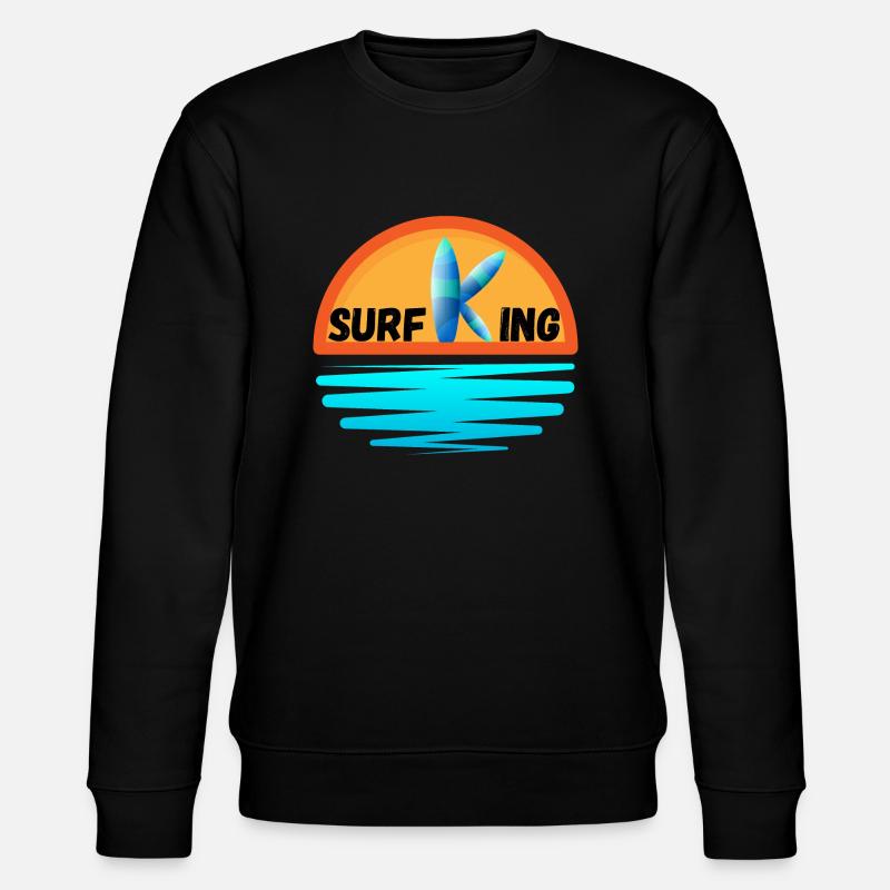 Roi du surf - Sweat bio CHANGER Stanley/Stella Unisexe - noir