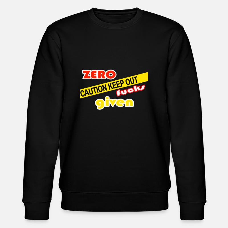 Null Ficks gegeben - Stanley/Stella Unisex Bio-Sweatshirt CHANGER  - Schwarz