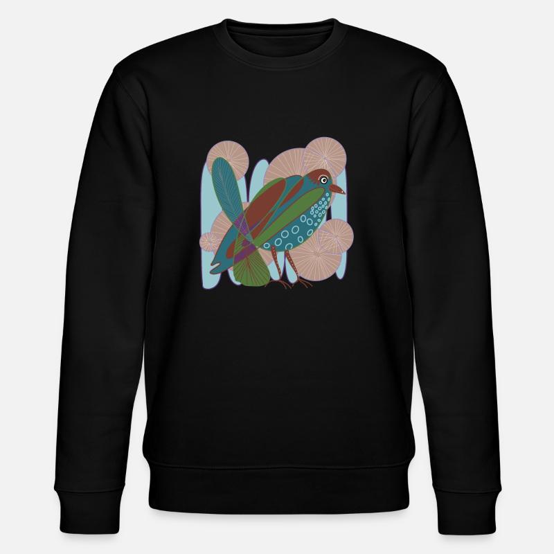 birdsong - Stanley/Stella Unisex Bio-Sweatshirt CHANGER  - Schwarz