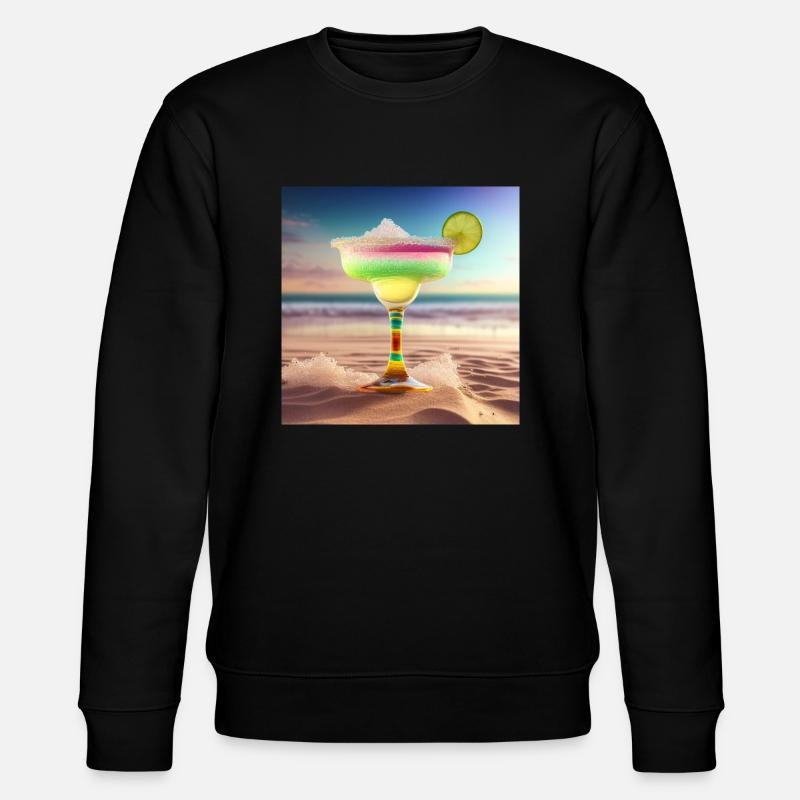 Cocktail 7 Geschenk - Stanley/Stella Unisex Bio-Sweatshirt CHANGER  - Schwarz