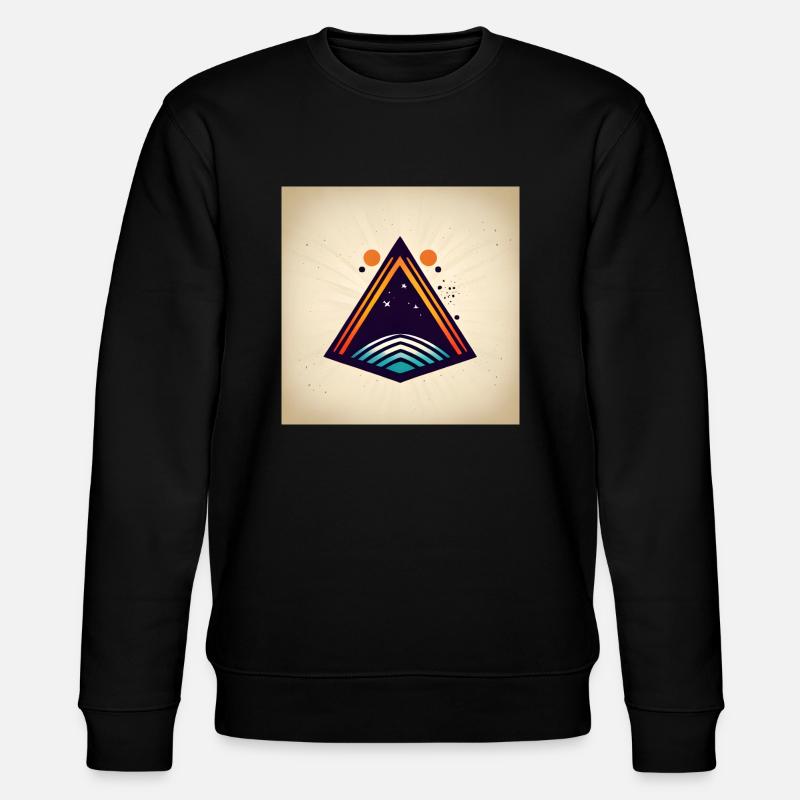 Triangle de l’espace - Sweat bio CHANGER Stanley/Stella Unisexe - noir