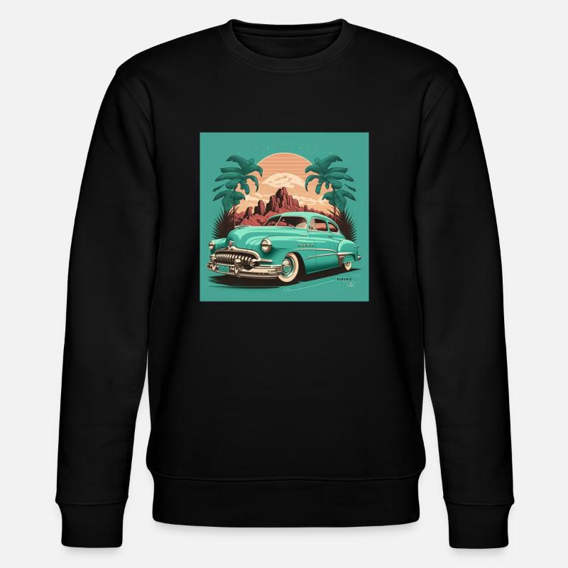 Vice rétro Miami - Sweat bio CHANGER Stanley/Stella Unisexe - noir