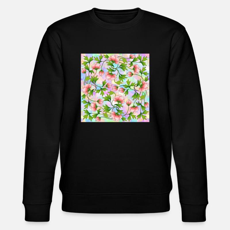 Fleur - Sweat bio CHANGER Stanley/Stella Unisexe - noir