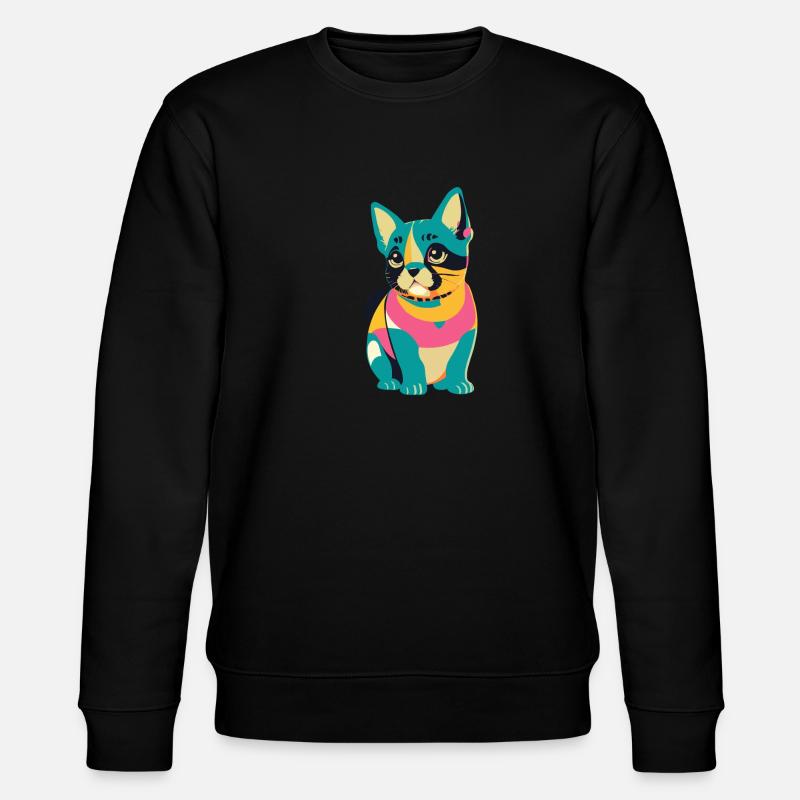 Chiot espiègle - Sweat bio CHANGER Stanley/Stella Unisexe - noir