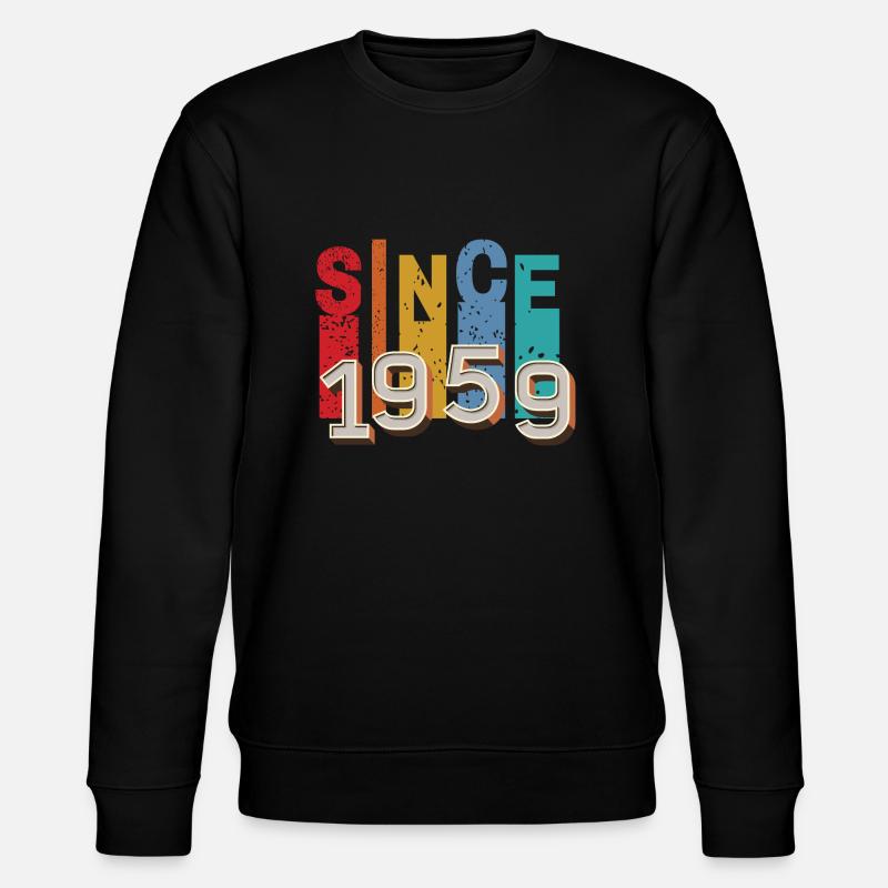 Since 1959 retro - Sweat bio CHANGER Stanley/Stella Unisexe - noir