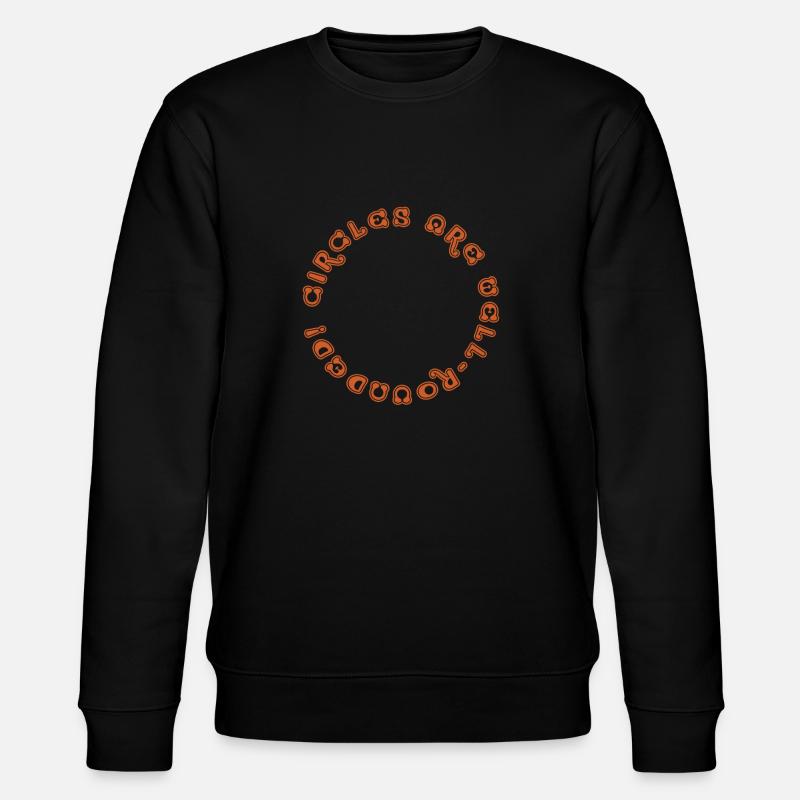 Kreise sind gut gerundet - Stanley/Stella Unisex Bio-Sweatshirt CHANGER  - Schwarz