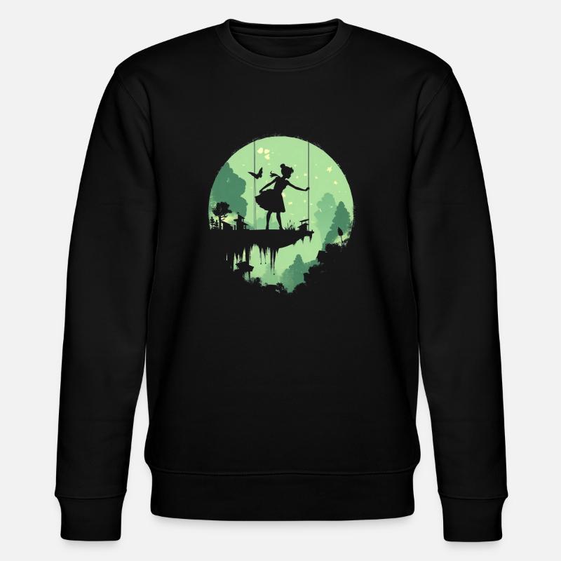 Peter and Wendy - Stanley/Stella Unisex Bio-Sweatshirt CHANGER  - Schwarz