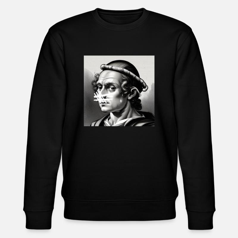 Künstlerischer Kapuzenpullover - Stanley/Stella Unisex Bio-Sweatshirt CHANGER  - Schwarz