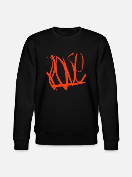 Brennende Liebe - Burning Love - Stanley/Stella CHANGER Unisex Organic Sweatshirt - black