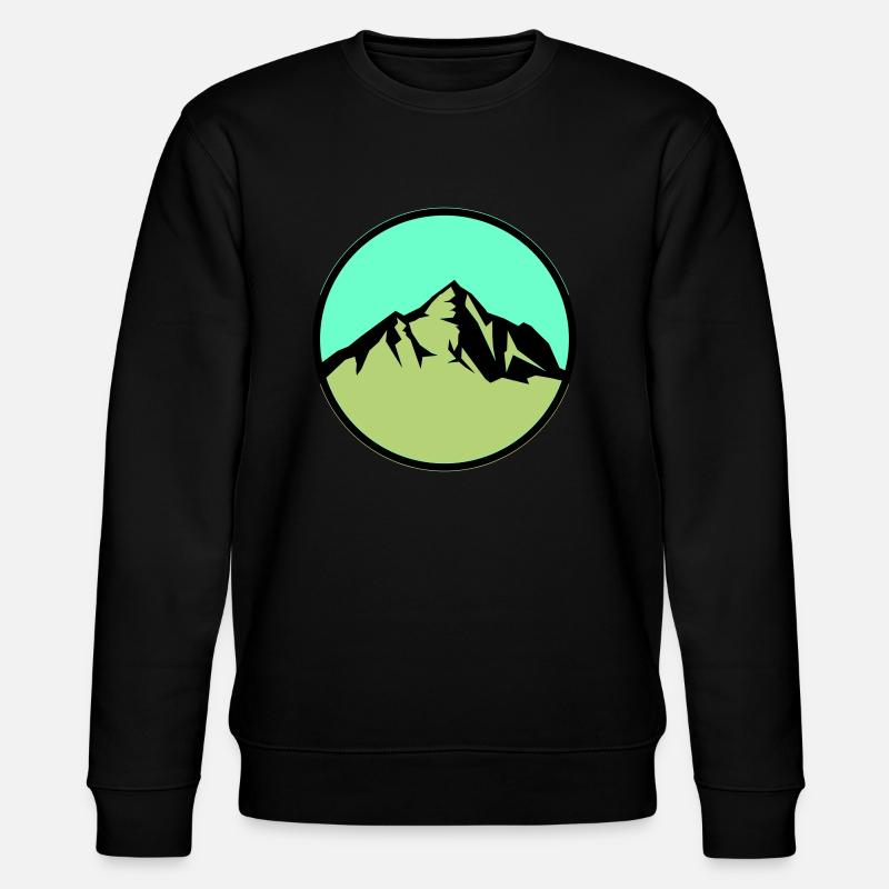 berge - Stanley/Stella Unisex Bio-Sweatshirt CHANGER  - Schwarz