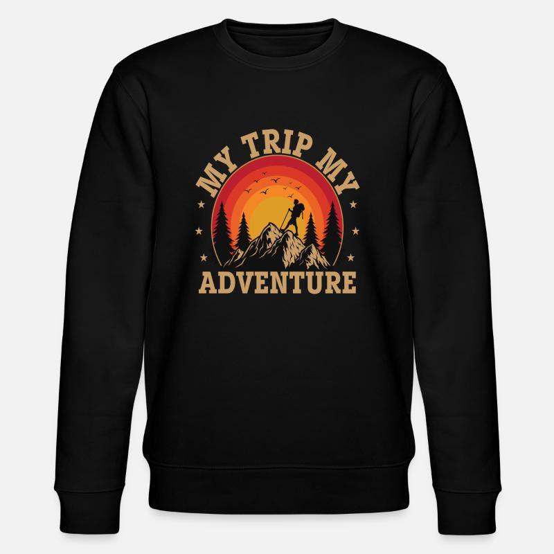 Mon voyage mon aventure - Sweat bio CHANGER Stanley/Stella Unisexe - noir