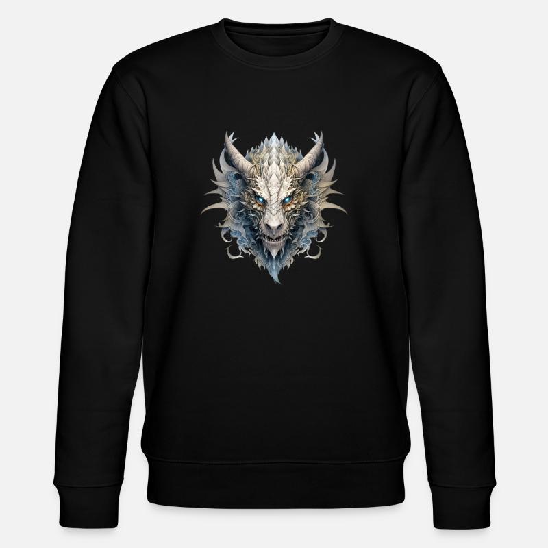 Goth Dragon - Stanley/Stella Unisex Bio-Sweatshirt CHANGER  - Schwarz